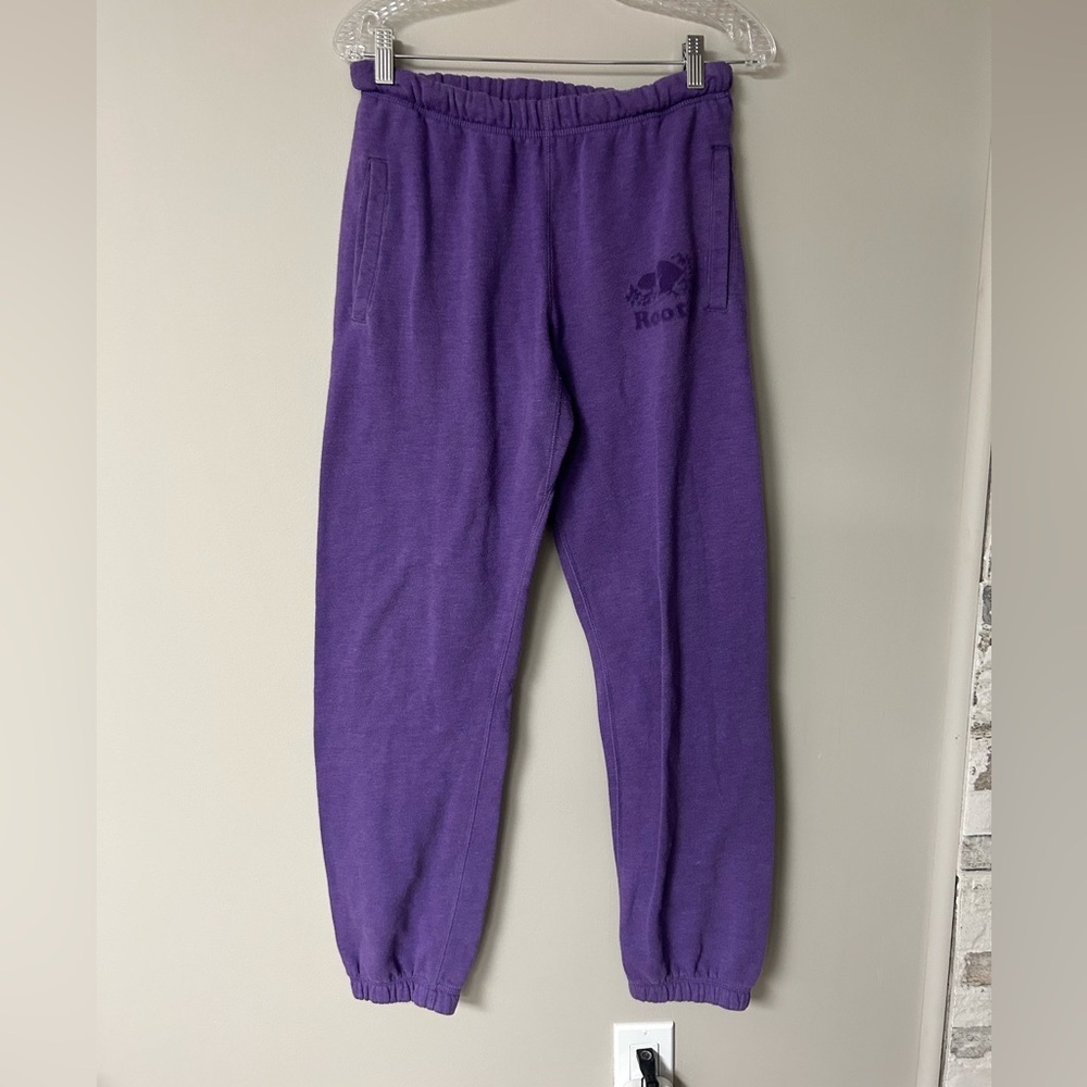 Roots Purple Track Pants Joggers